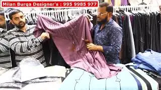 Korean, Turkish & #kaftan Model Fancy #Abaya | Charminar Shahran Burqas Market | Partywear #burqas