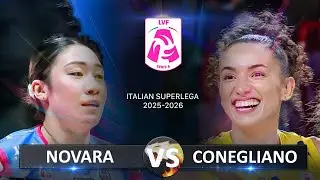 Novara vs Conegliano | Italian Volleyball LVF SerieA1 2025/2026