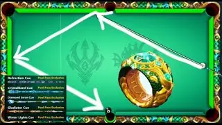 Legends of Atlantis NEW Ring Cue level Max￼ TrickShot❤️8 ball pool