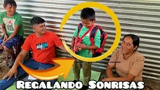 El Niño Segio el Mas Feliz del Mundo Al Recibir Su mochila para Estudiar😱🥹