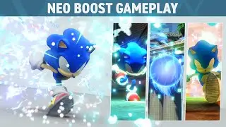 Sonic Frontiers: Neo Boost Mod Gameplay