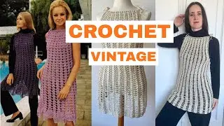 60s Crochet Dress | 60s Vintage Inspired Crochet Dress &ndash; Step-by-Step Tutorial