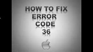Error code -36 - How to fix Mac Error Code 36