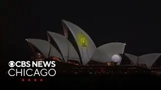 Sydney Opera House honors victims of Bondi Beach shooting with candle projection