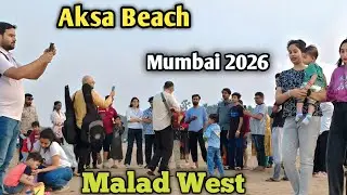 Aksa Beach | Mumbai Malad West | Clean water |  Most Beautiful Beach In Mumbai | #mumbai #vlog 