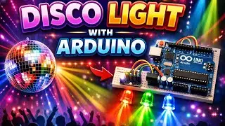 Диско-светильник своими руками дома || Диско-светильник с Arduino от Kj Experiments