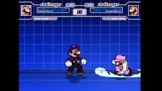 i make @ColbyRayz's mario characters on mugen 1.0 and 1.1 pc versions