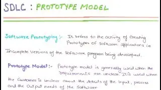 06- Prototype Model In Software Engineering | software engineering tutorials | Prototype Model