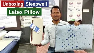 Sleepwell Latex Plus Pillow Unboxing Review.