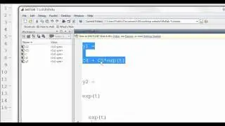 MATLAB Introduction to Solving Symbolic Differential Equations