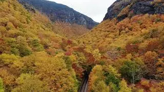 Flying through Vermont fall foliage 10.9.18
