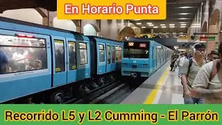METRO DE SANTIAGO CUMMING - EL PARR&Oacute;N (EN HORARIO PUNTA)