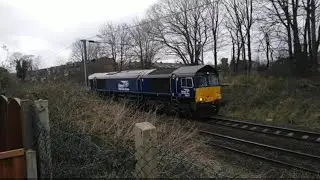 DRS 66430, 66427, 66755 with a nice 5 tone and 66068 EWS