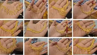 Under 10 grams gold necklace designs with weight and price//lightweight gold necklace designs 2025
