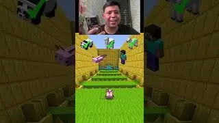 Qual dos mobs conseguiu passar pelos espinhos #minecraft