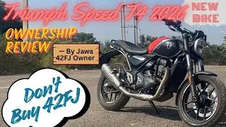 TRIUMPH SPEED T4 2026 REVIEW 😍 | Better than Jawa 42FJ ?? 🔥| My new bike | @maybesherryyy 