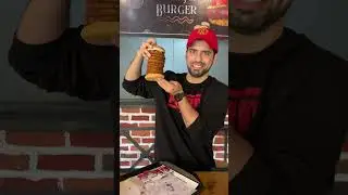 Ordered a Burger 🍔 with 10 aloo patties || Fass gya 🥲