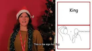 Learn the Makaton sign for King