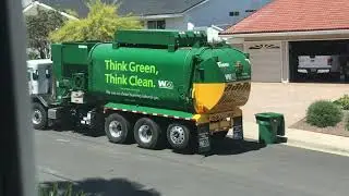 Waste Management NEW Garbage Truck: *Updated* Peterbilt 520 Amrep HX-450 ASL in Orange County