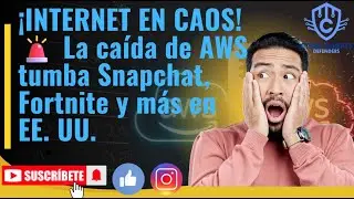 INTERNET IN CHAOS! 🚨 AWS Outage Takes Down Snapchat, Fortnite, and More in the US. It Crashes the...