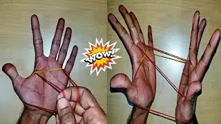 Thread design by hand | thread magic tricks | magic trick | diy |
