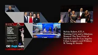 KTLA Morning News Ribbing Chris Schauble About His Emceeing at LAUL Gala like event