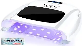 Cordless UV Nail Lamp 80W Rechargeable UV Light for Gel Nails Review