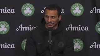 Joe Mazzulla PostGame Interview | Boston Celtics vs Detroit Pistons