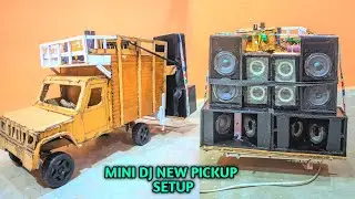 Mini Dj New Pickup setup 4 Top 2 Bass Full Sound Test