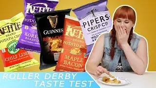 Roller Derby Taste Test Weird Potato Chips
