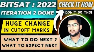 Bits counselling official update 🔥 | Iteration 2 Results out now ☑️ | what to do next #Bits #results