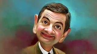Painting Process : Caricature of Mr.Bean | Artisa 23