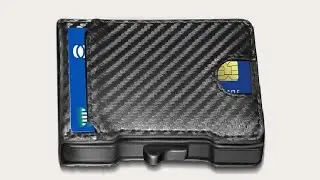 hooppoo Slim Wallet for Men with Carbon Fiber Leather RFID Blocking Review