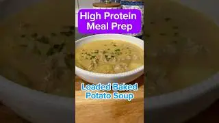 Loaded Baked Potato Soup 🥔 41g of protein per serving 💪 #6fed #sixfoodeliminationdiet #EOE