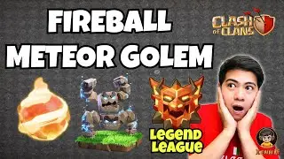 FIREBALL METEOR GOLEM | Day 21 of Dec 2025 Season | Legend League | Clash of Clans