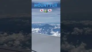 Mount Fuji from my window! The highest mountain in Japan! World Heritage Site! #shorts #japan #fuji