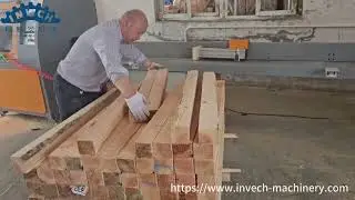 Sierra de corte transversal para palés de madera eléctrica CNC