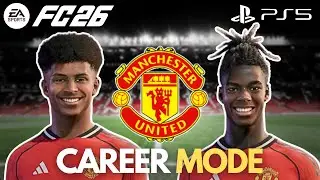 LIVE FC26 | CAREER MODE | REBUILD MAN UTD WITH U24 PLAYERS ONLY