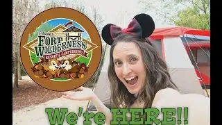 Campsites at Disney's Fort Wilderness- Camping with a toddler and infant: Day 1, Part 1: Feb 2016