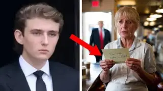 Barron Trump&rsquo;s Unexpected Visit to a Caf&eacute; Leaves Staff in Tears