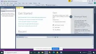 How to create asp.net webform in visual studio