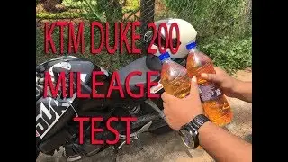 KTM Duke 200 Real Mileage Test In 2017