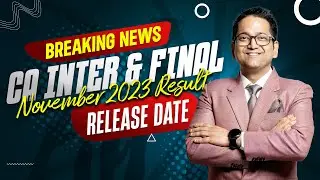 ICAI CA November 2023 Exam Result Date | CA Inter and CA Final
