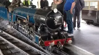Steam Loco Samson Romney, Hythe and Dymchurch (Kent, England) Light Railway August 2024