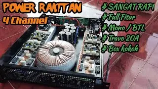 Terbaru ! ! power rakitan SOCL 4ch full fitur | | ala tukang ndeso .