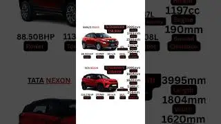 Maruti Fronx Vs Tata Nexon #marutifronx #tatanexon #carshorts #trending #viral #automobile