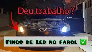 COMO DESMONTAR O FAROL DO I30 | INSTALANDO PINGO DE LED NO I30 | CANAL DO ARTUR OFICIAL