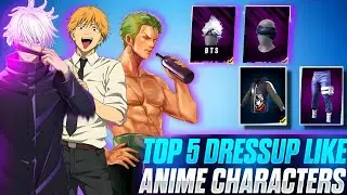 BEST ANIME DRESS COMBINATION FREE FIRE 😍 | TOP 5 ANIME DRESS COMBINATION IN FREE FIRE | MUST WATCH