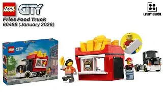 LEGO City Fried Food Truck - 60488 Speed Build