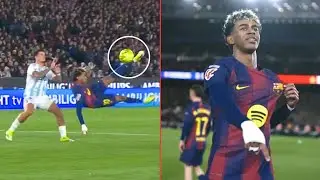 Lamine Yamal Crazy Bicycle Kick Goal vs Real Oviedo 😳😍 | Barcelona vs Oviedo | Reactions 